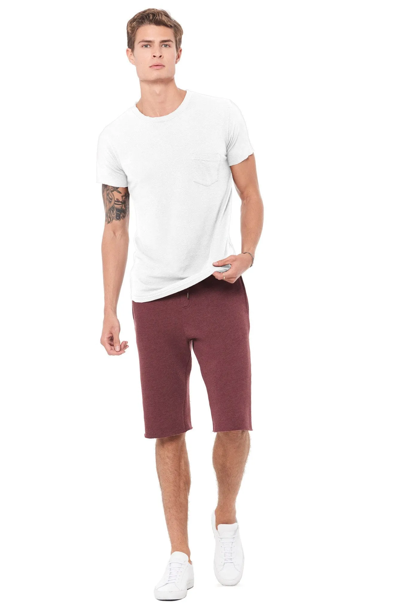 Men's Linen Blend Pocket Tee