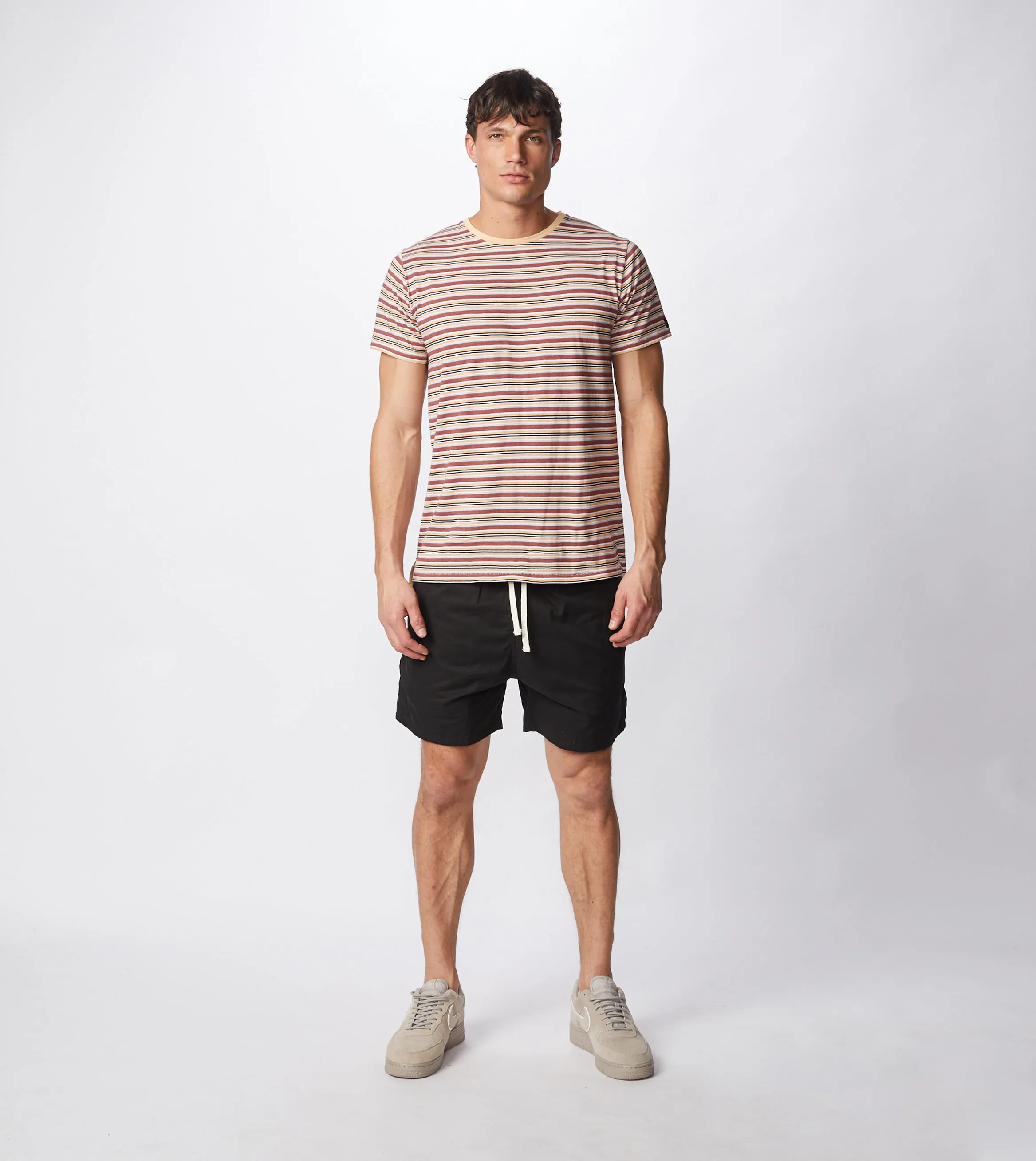 Misc Stripe Flintlock Tee Ochre/Mango