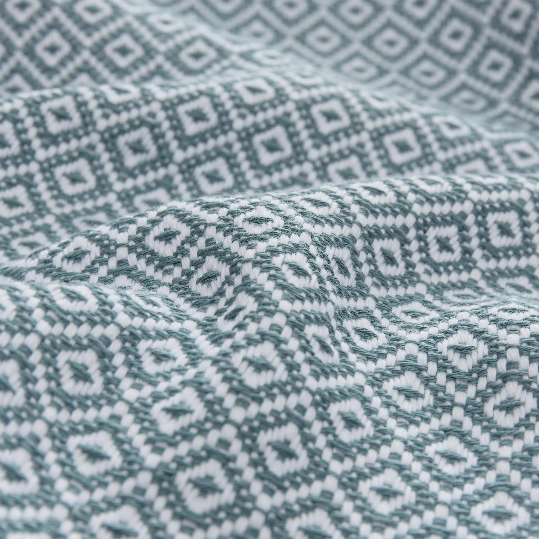 Mondego Blanket [Grey green/White]