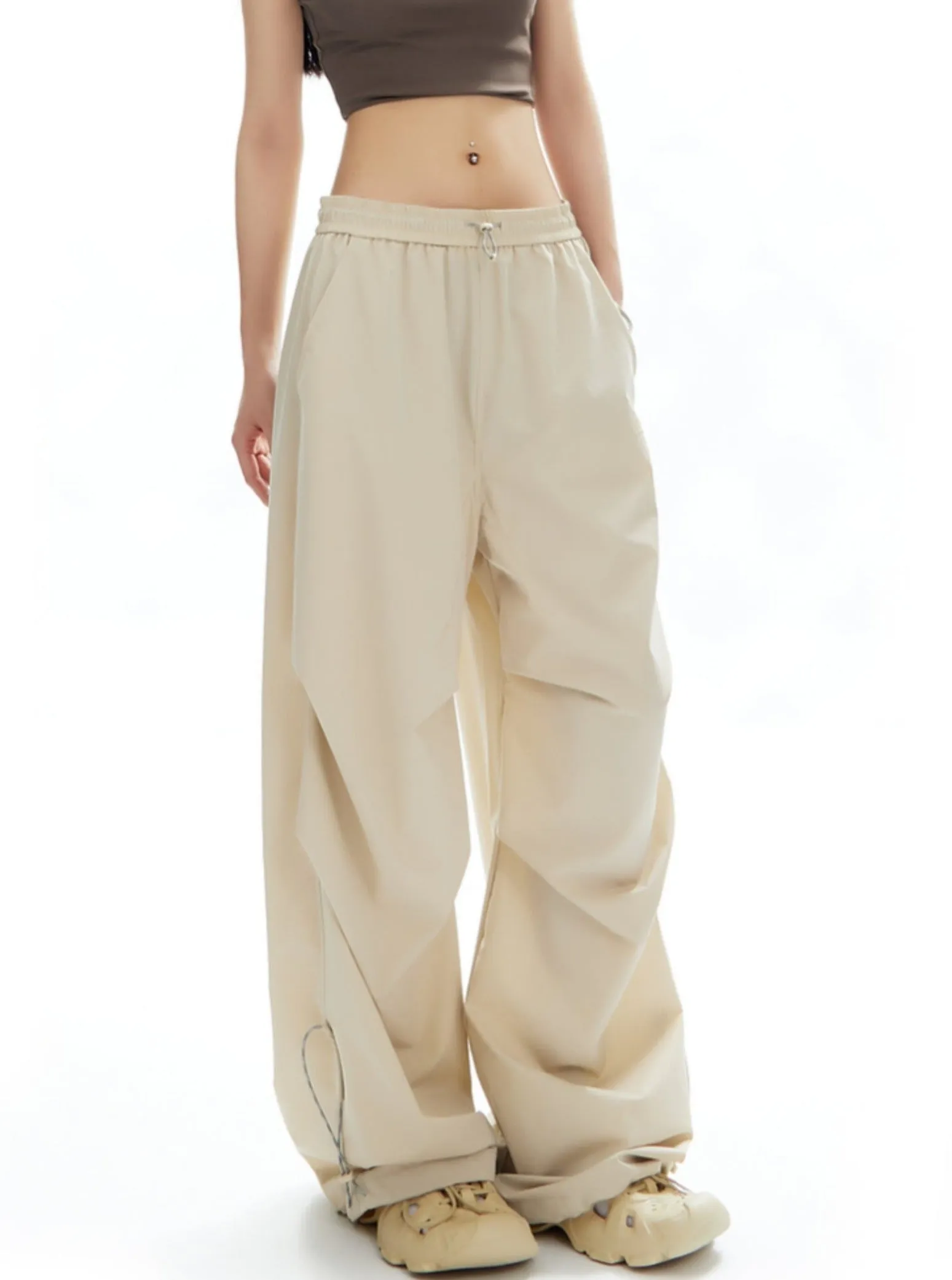 Mountaineering Loose Wide-Leg Cargo Pants