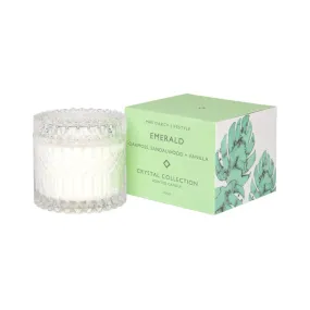 Mrs Darcy Emerald - Oakmoss, Sandalwood   Vanilla Candle 350g