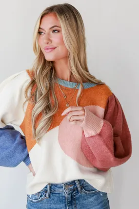 Never Let You Go Color Block Sweater