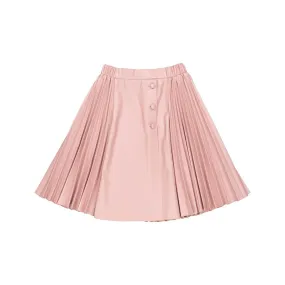 Olivia Rohde Pink Leather Skirt No. 2224 A