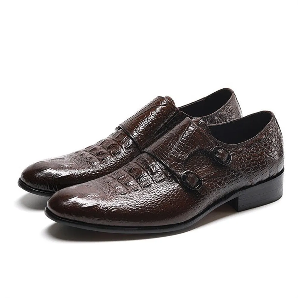 Pointed Monk Strap Oxford for Men