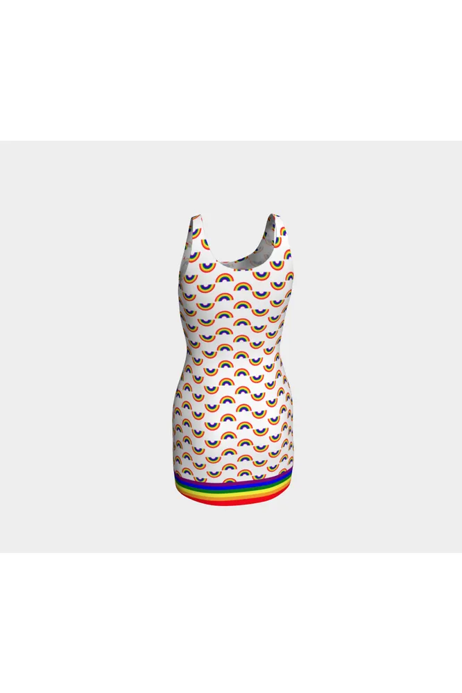 Rainbow Bodycon Dress