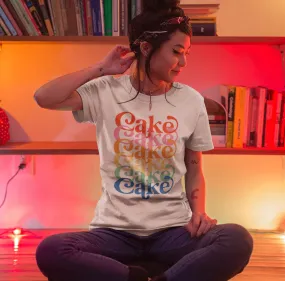 Rainbow Layer Cake Unisex Tee