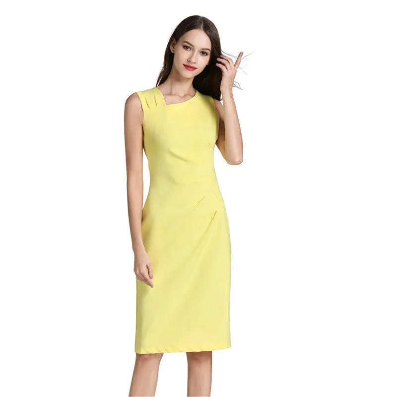 Retro 1950s Style Slim Fit Pencil Dress