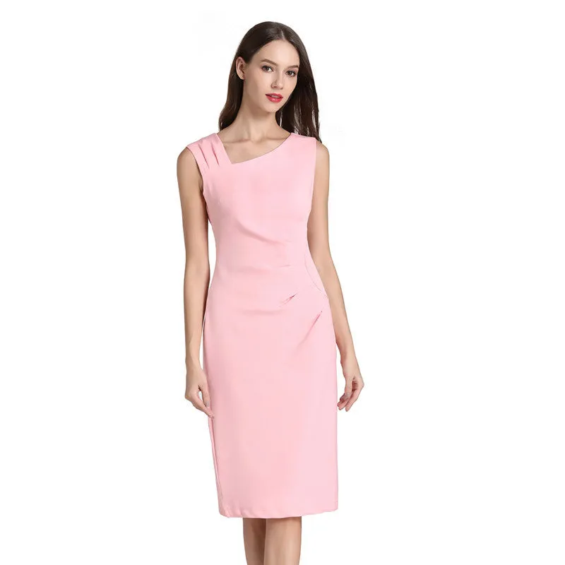 Retro 1950s Style Slim Fit Pencil Dress