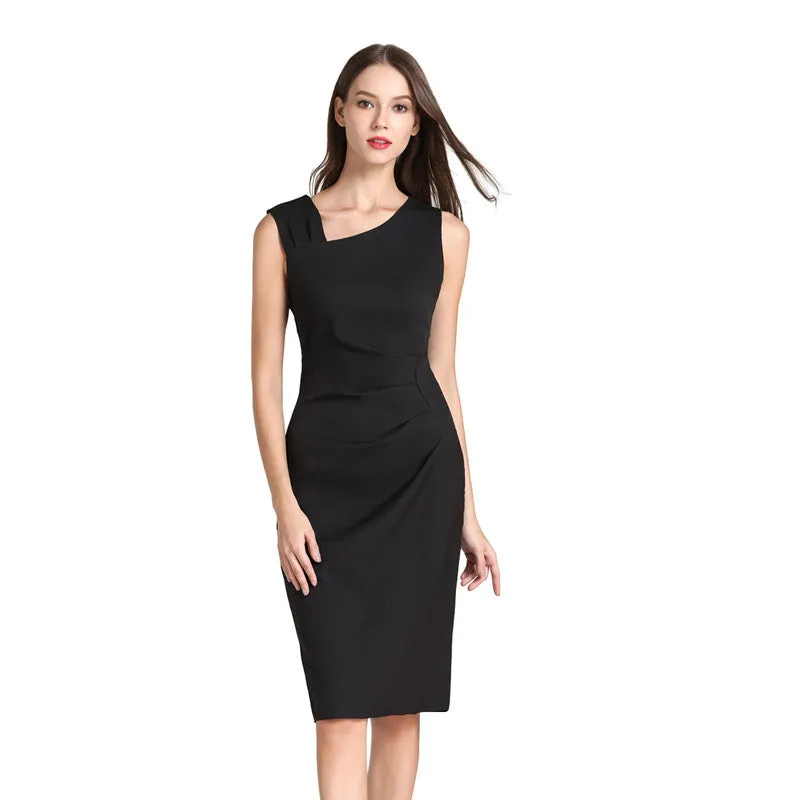 Retro 1950s Style Slim Fit Pencil Dress