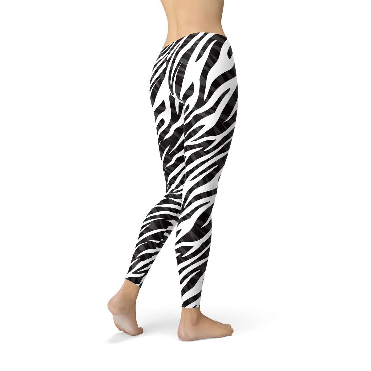 Sassy Zebra Print Leggings for Women