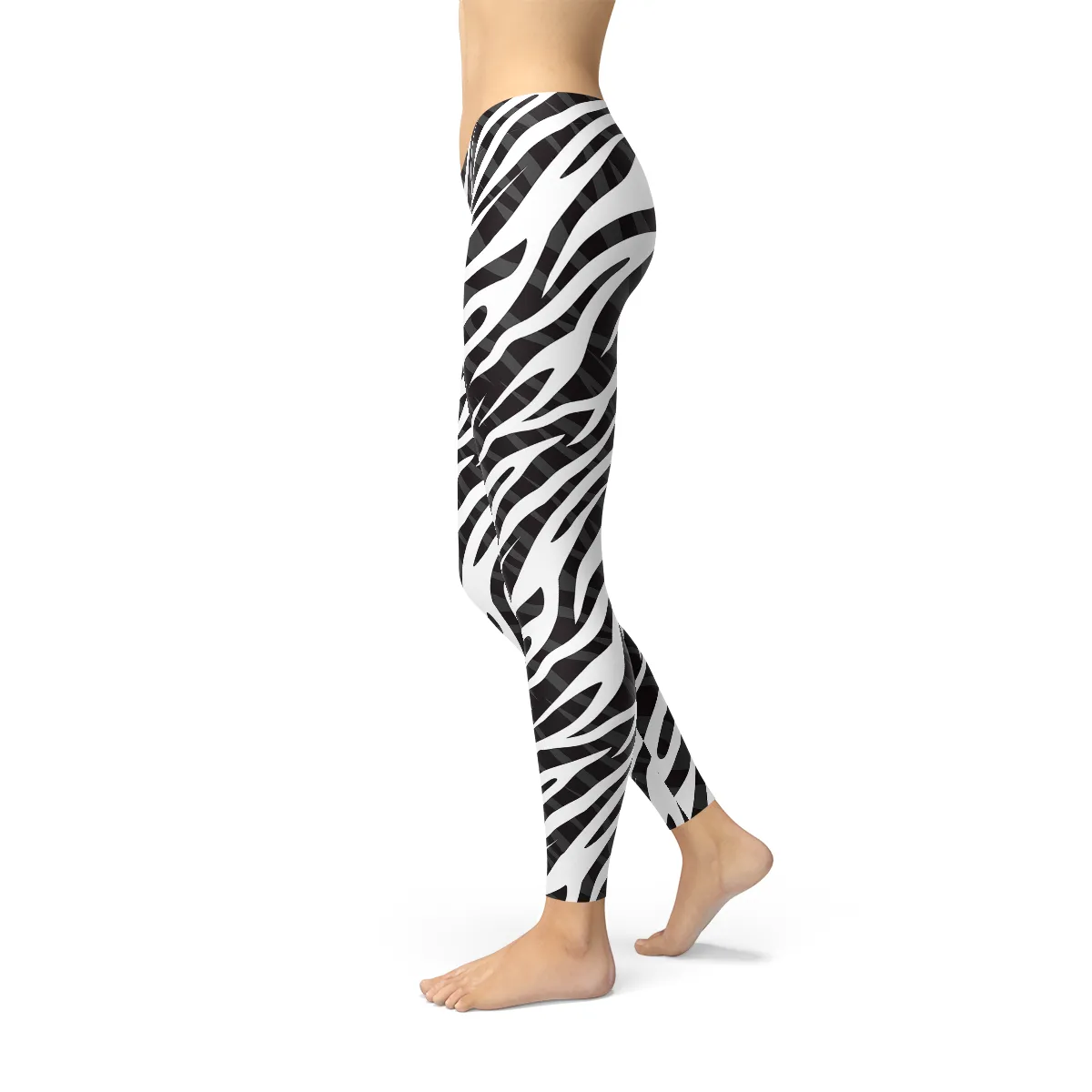 Sassy Zebra Print Leggings for Women