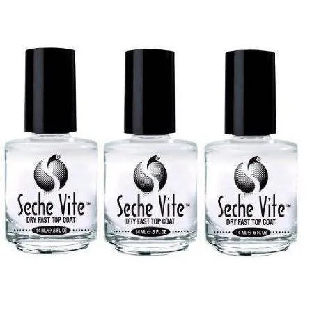 Seche Vite Dry Fast Top Coat 3 ct