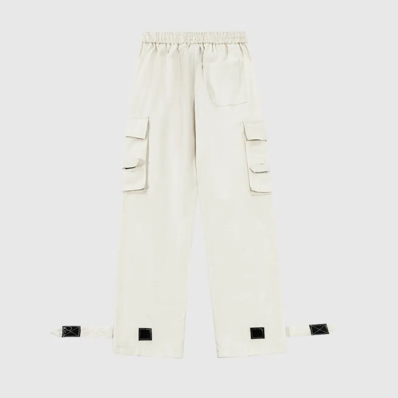 Simple Solid Color Cargo Pants