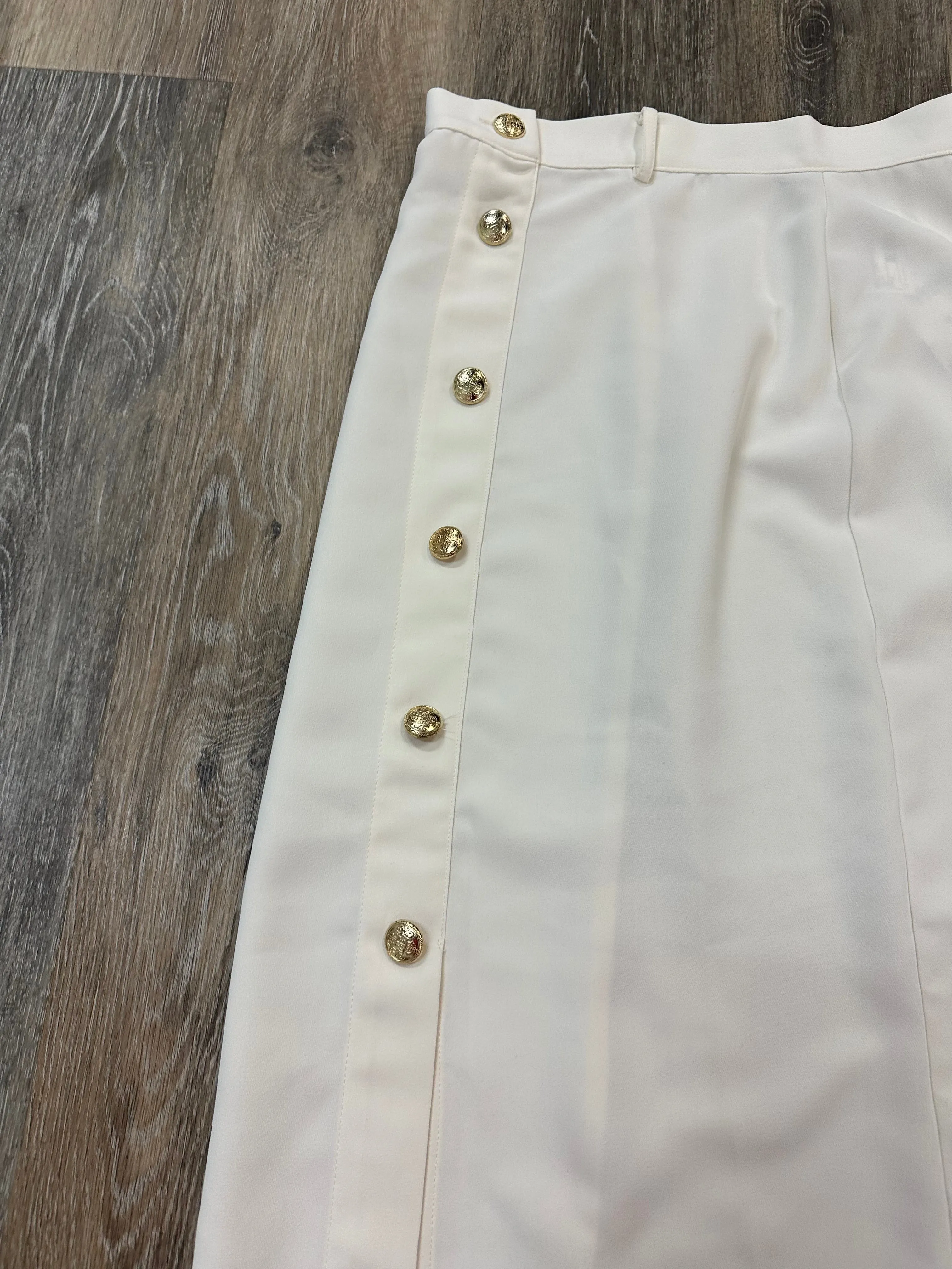 Skirt Midi By Zara In White, Size: S