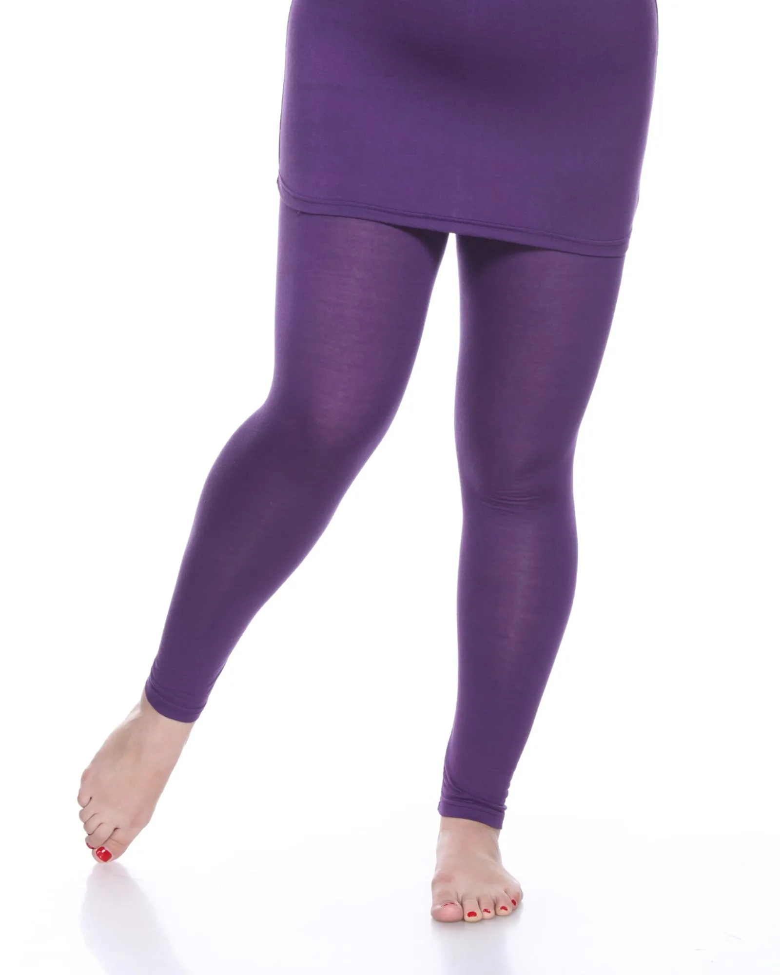 Skirted Leggings | Purple