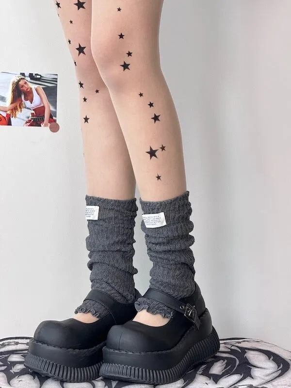 Stars tattoo tights