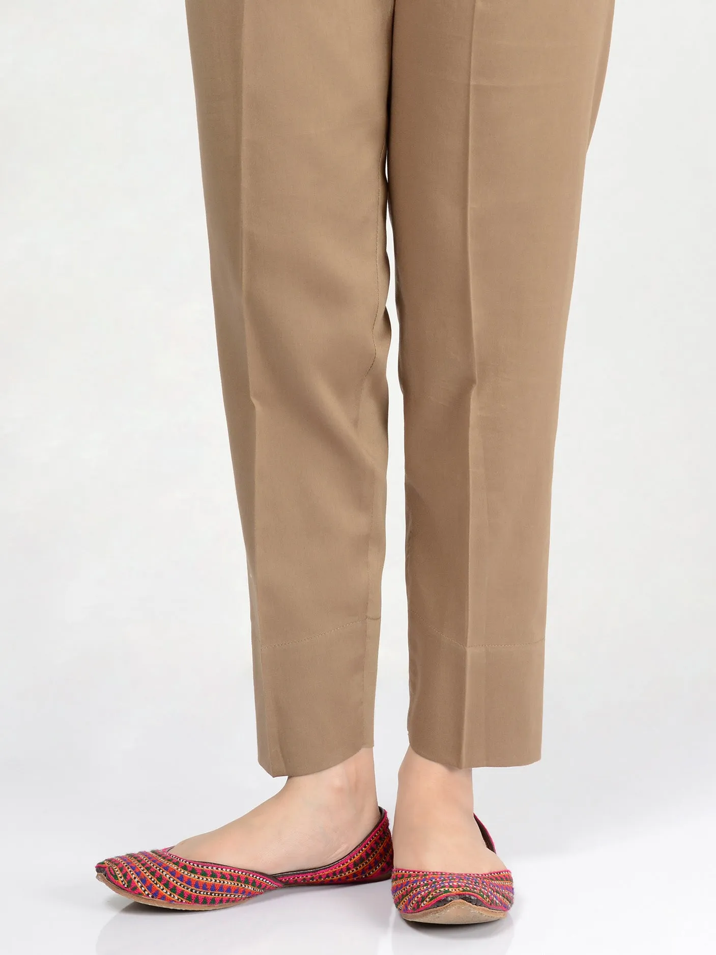 Straight Trouser-Dark Khaki