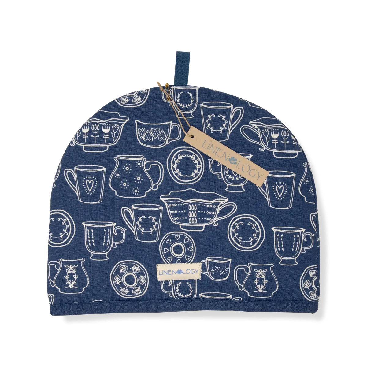 Tea Cosy-Cup & Saucer-Navy