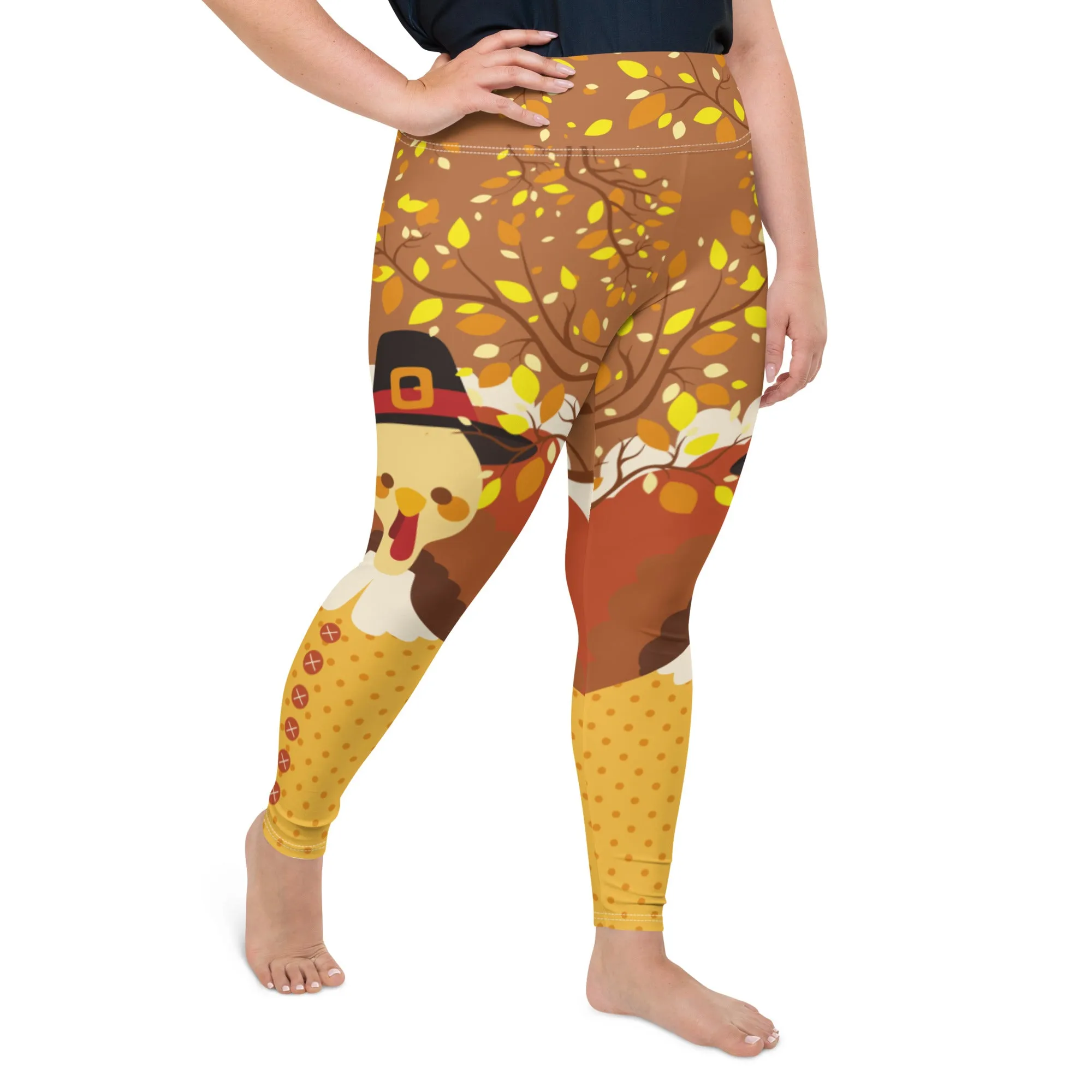 Thanksgiving Plus Size Leggings