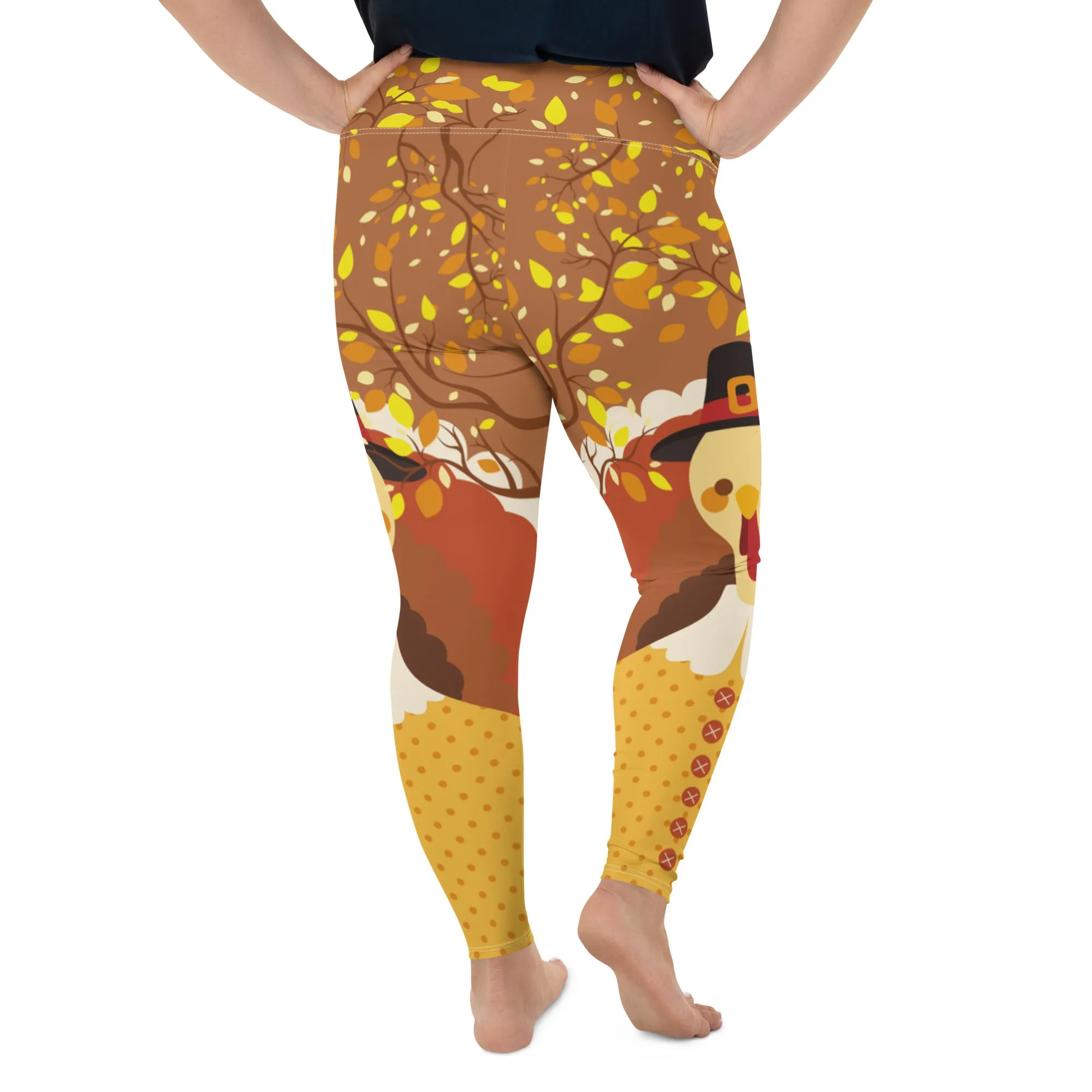 Thanksgiving Plus Size Leggings