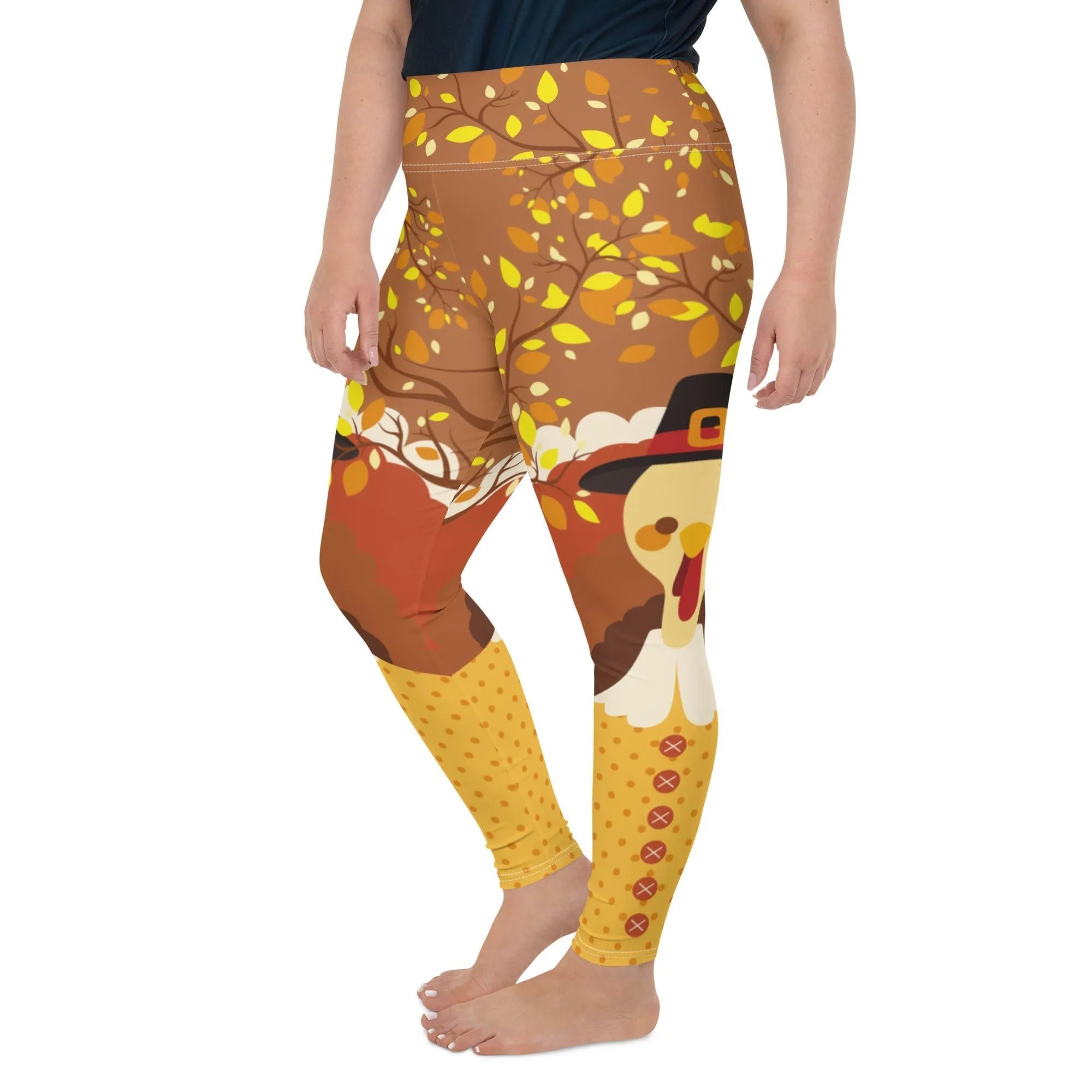 Thanksgiving Plus Size Leggings