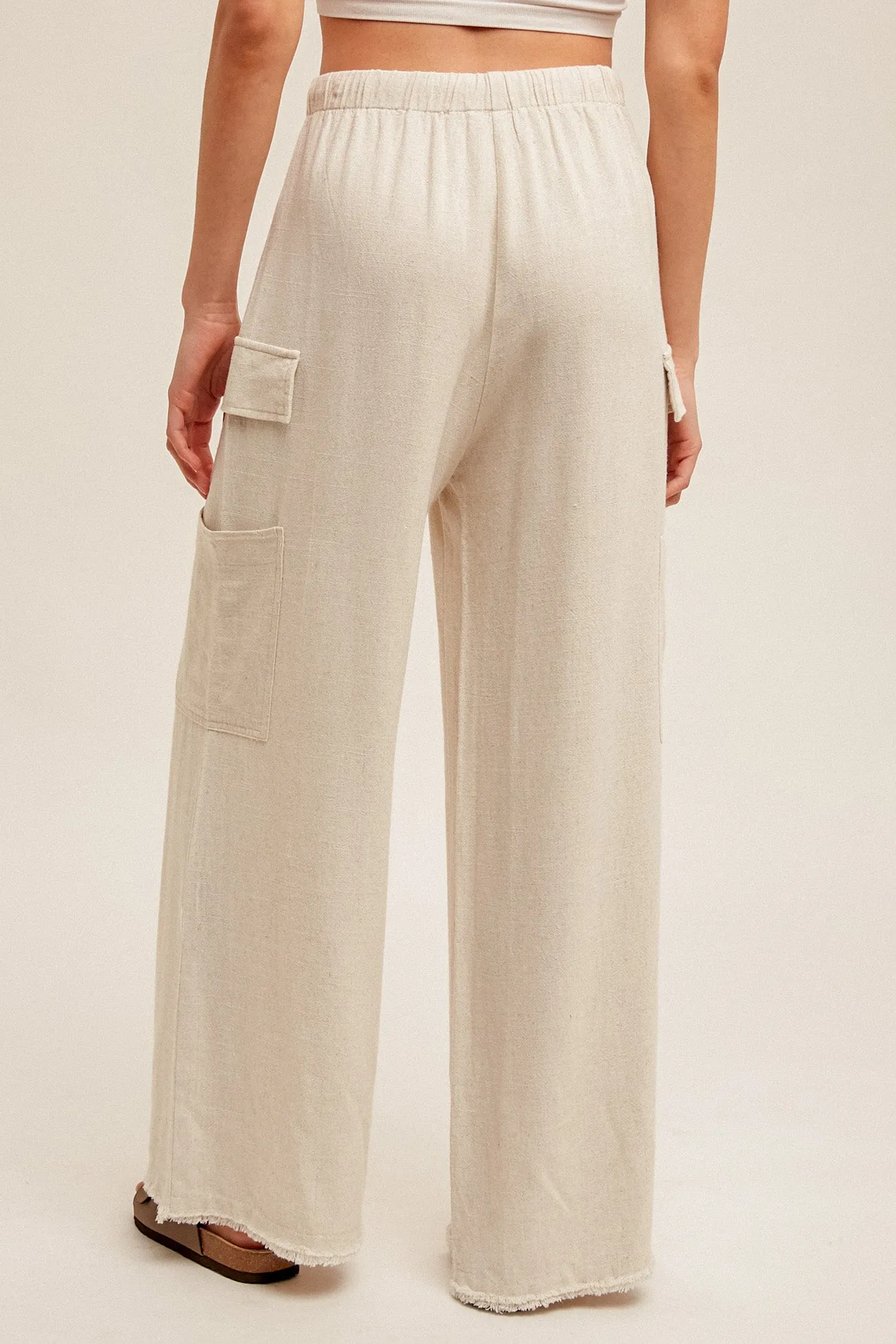 The Hampton Linen Cargo Pant