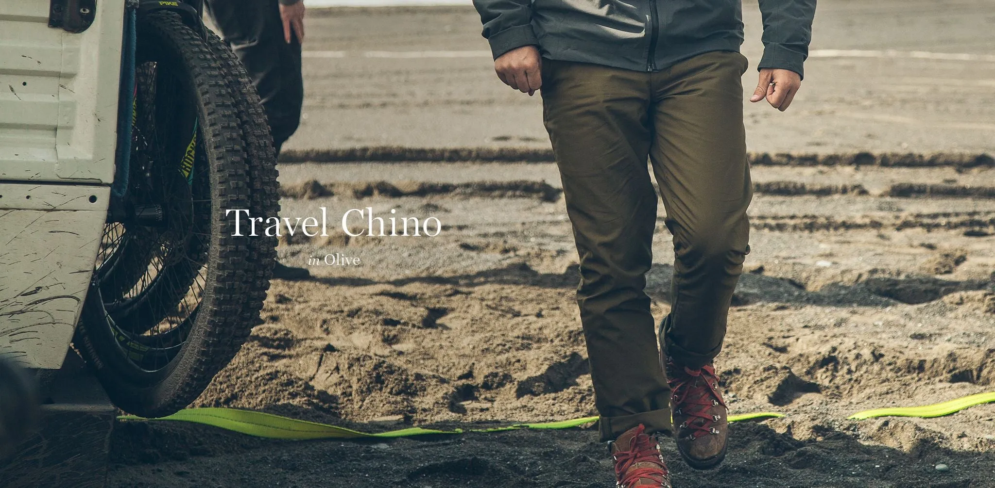 The Travel Chino in Olive