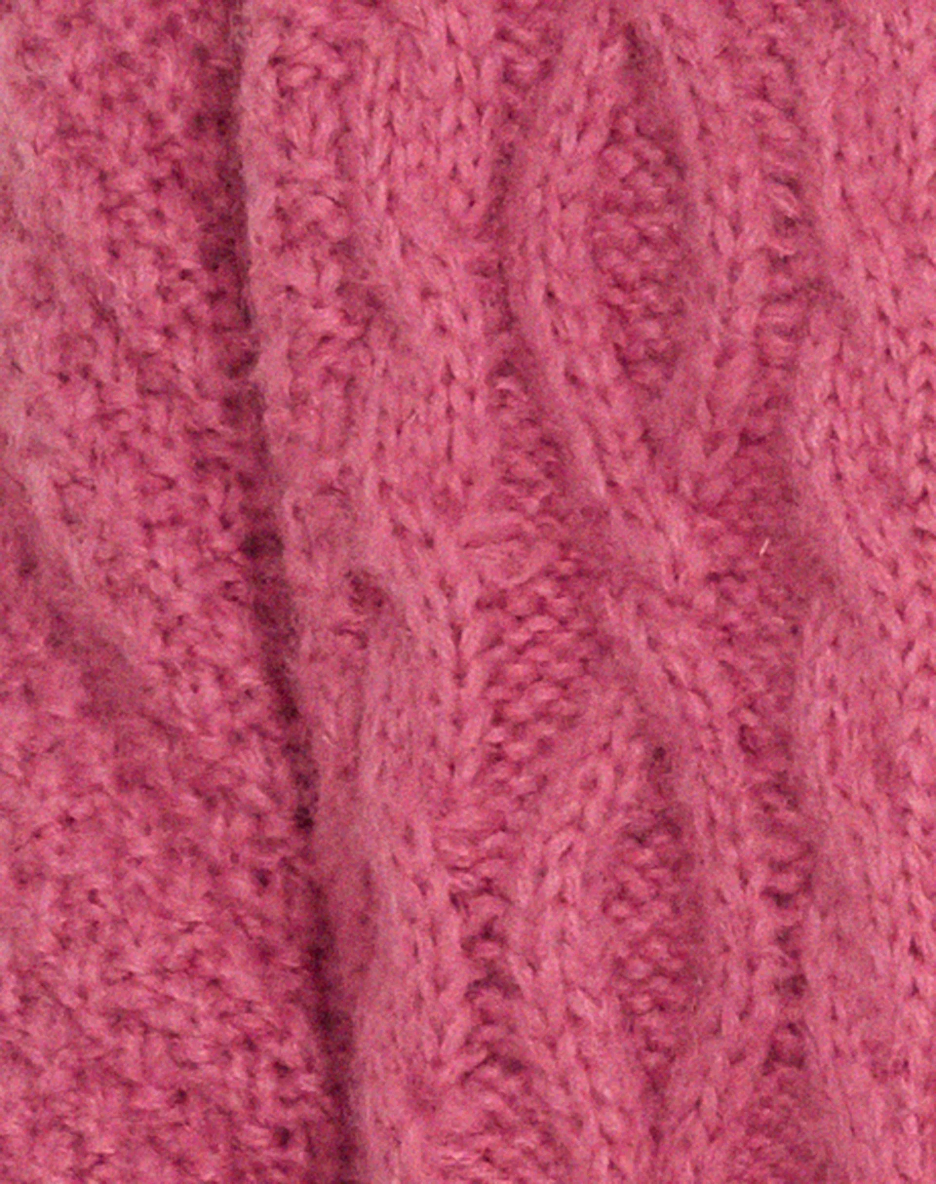 Triny Cardi in Cable Knit Pink