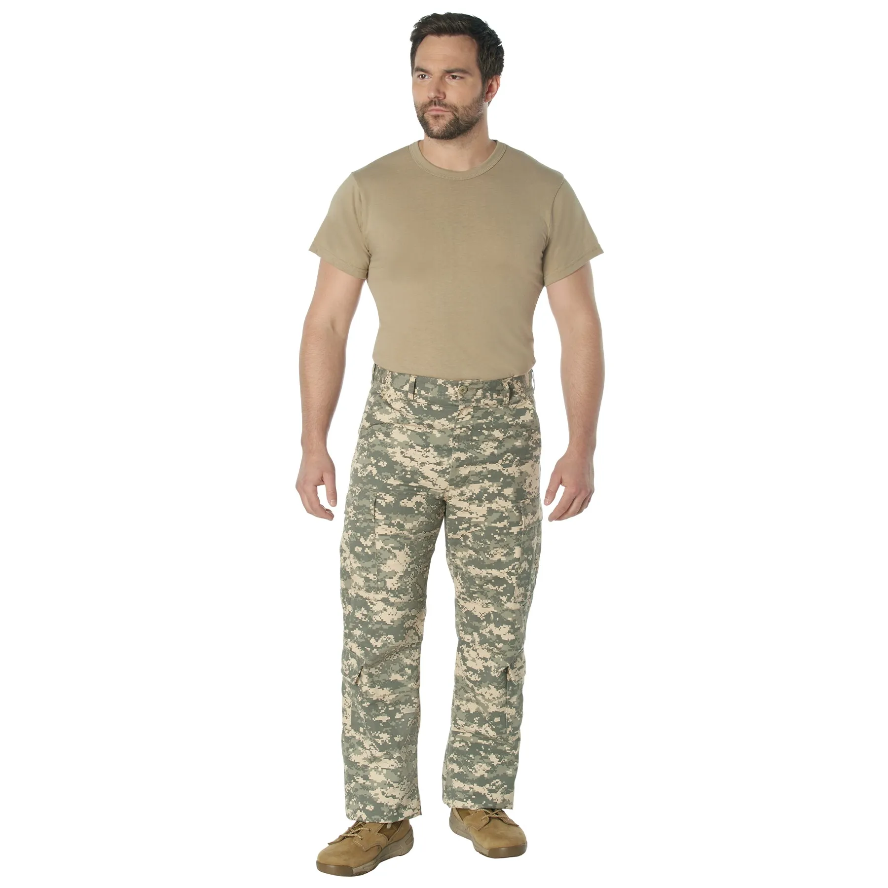 [Vintage Paratrooper] Digital Camo Cargo Fatigue BDU Pants