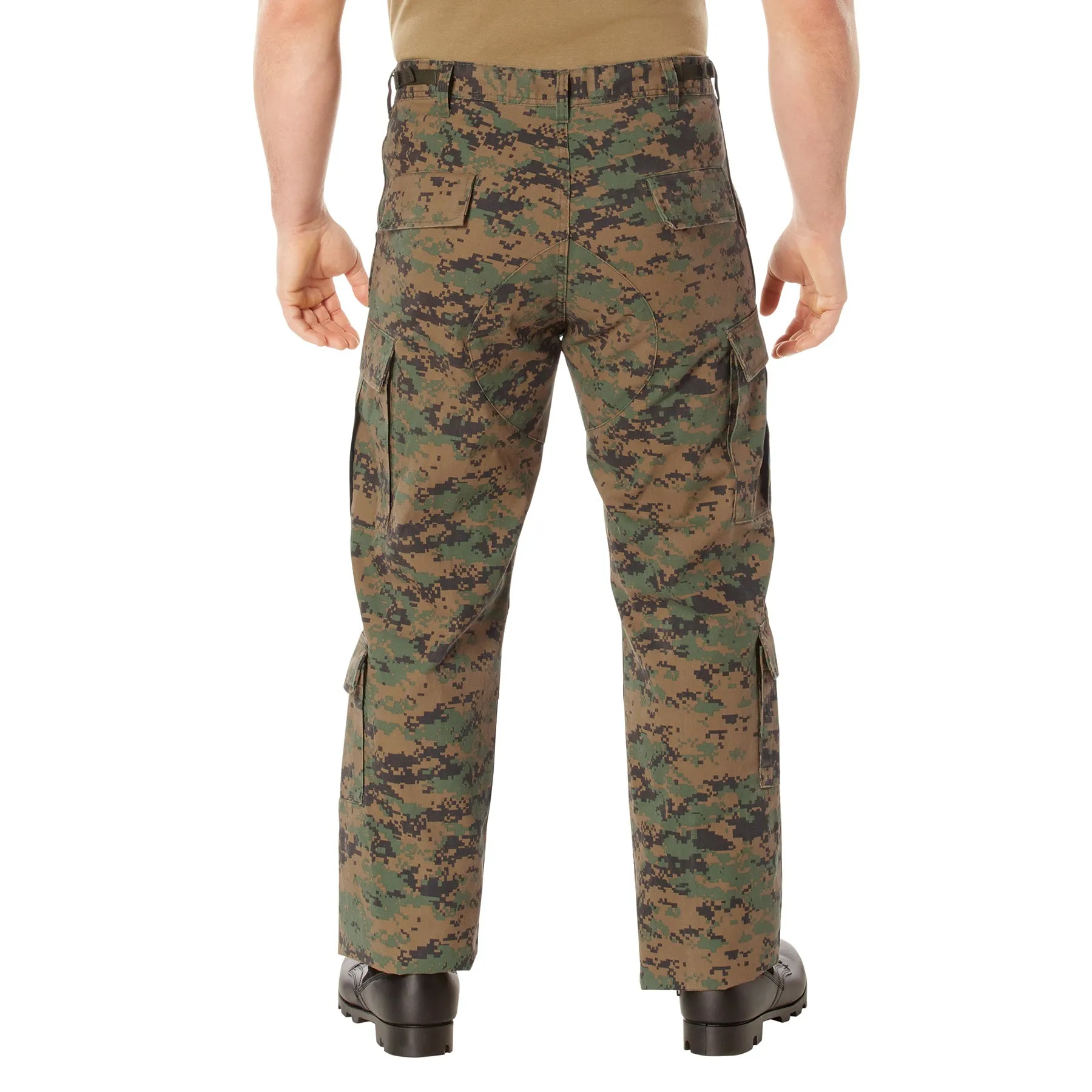 [Vintage Paratrooper] Digital Camo Cargo Fatigue BDU Pants