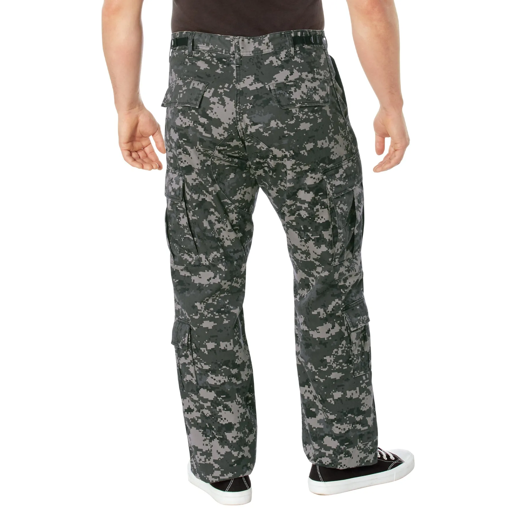 [Vintage Paratrooper] Digital Camo Cargo Fatigue BDU Pants