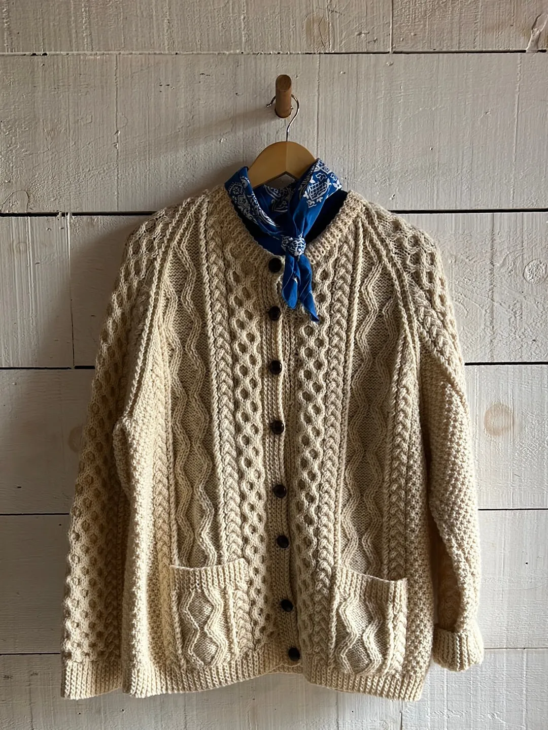 Vintage Wool Fishermen's Sweater