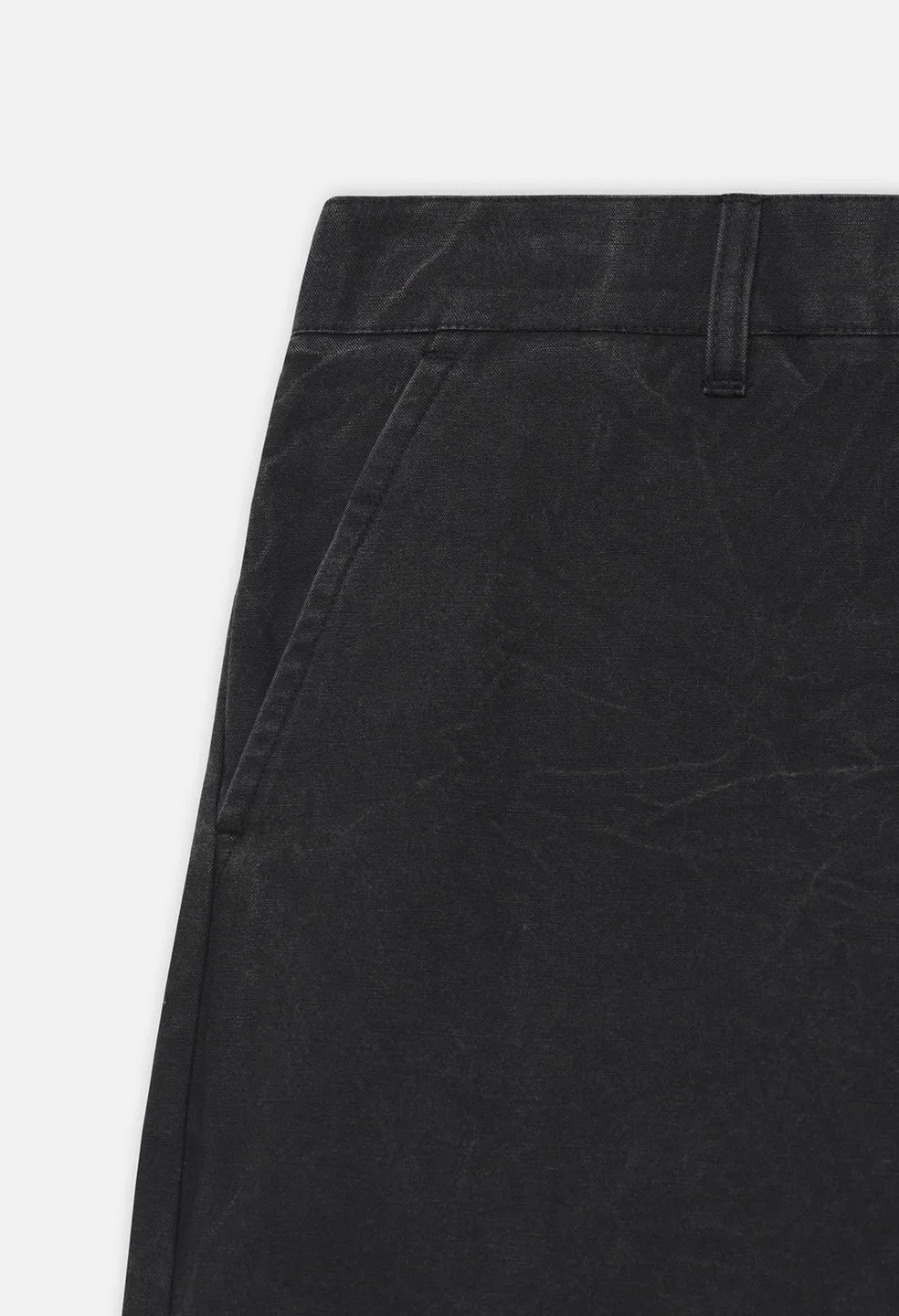 Washed Corpus Cargo Pants / Black