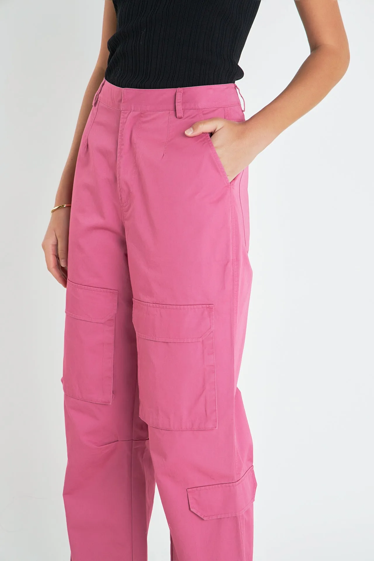 Wide Leg Cargo Pants