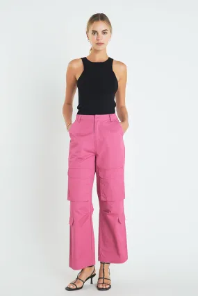 Wide Leg Cargo Pants