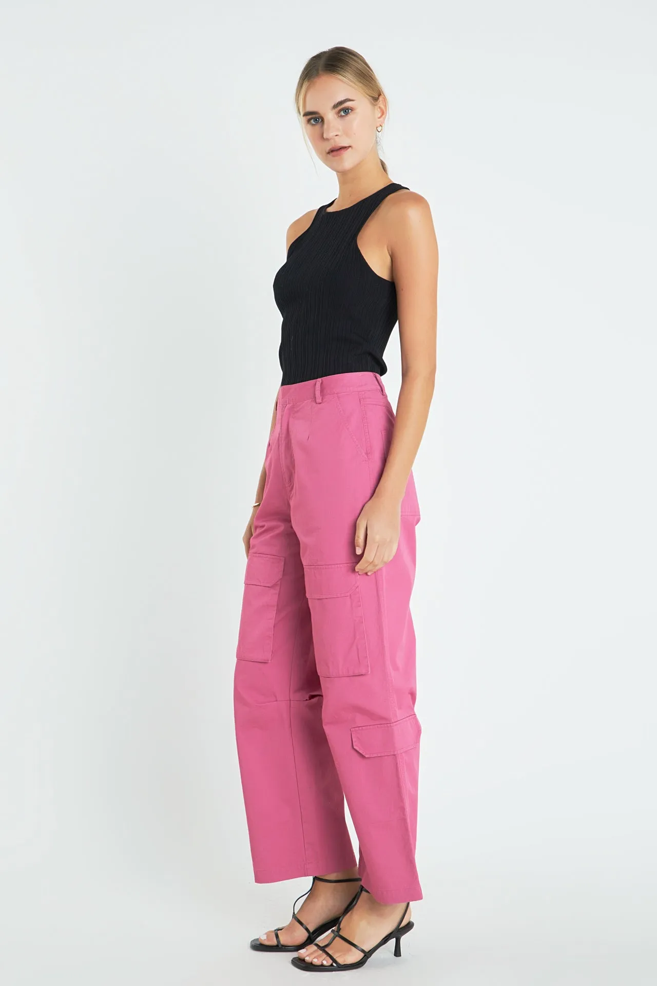 Wide Leg Cargo Pants