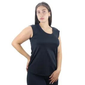 Women's Sleeveless Sport Top,Black