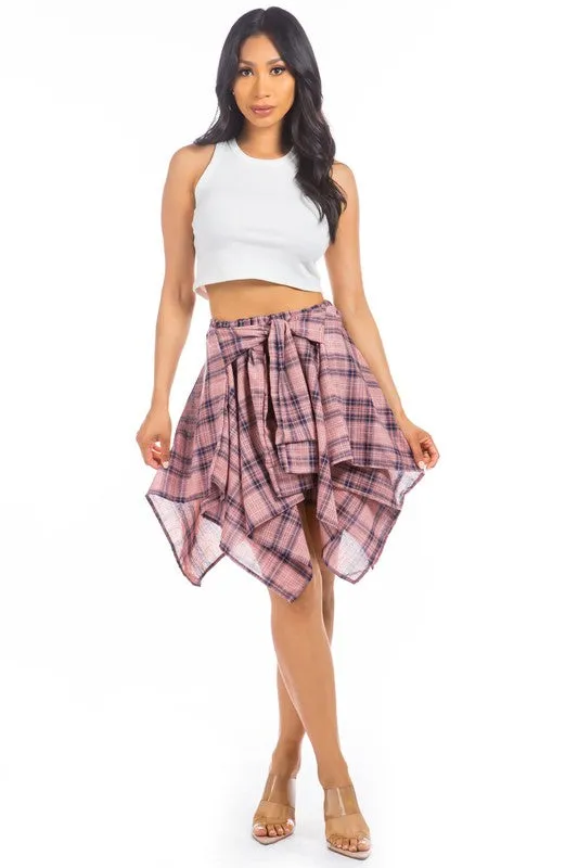 wrap shirt style skirt