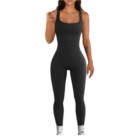 Yoga Ribbed Bodycon One Piece | Shalem