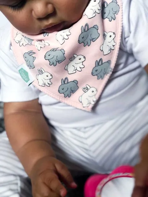 Ziggle - Cuddly Pinks Bib Set